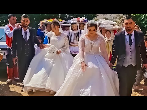 Видео: Невероятно! Два брата поженились в один день | Грандиозная деревенская свадьба и традиционный пир!