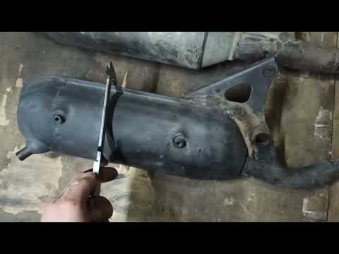 Видео: Сравнение Выхлопной  трубы Yamaha Jog и V8