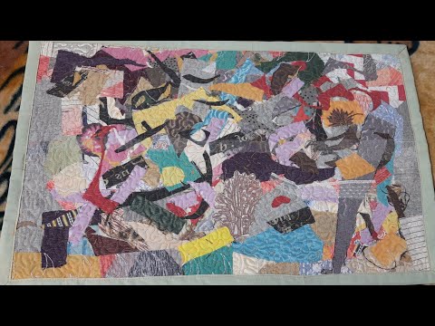 Видео: Шью ланчмат,40 Х 65 см.  на столешницу на дачу, из обрезков ткани.