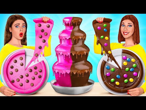 Видео: Шоколадный Фонтан Челлендж | Едим только сладости 24 часа c Mega DO Challenge