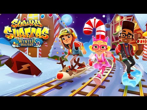 Видео: Игра "Сабвей Серф: Зимние Каникулы" (Subway Surfers World Tour: Winter Holiday) - прохождение