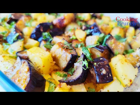 Видео: Картошка с баклажанами в духовке. Самый вкусный и простой рецепт!