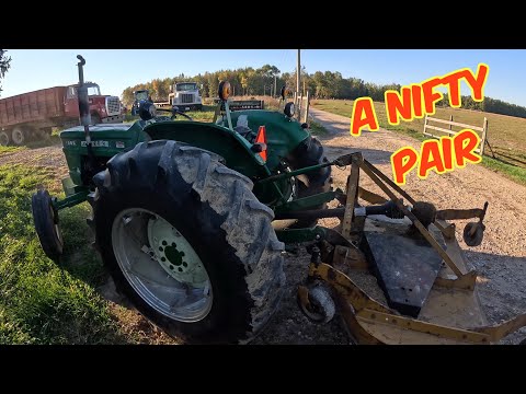 Видео: Oliver 1365 и Woods RD7200 — отличная пара!
