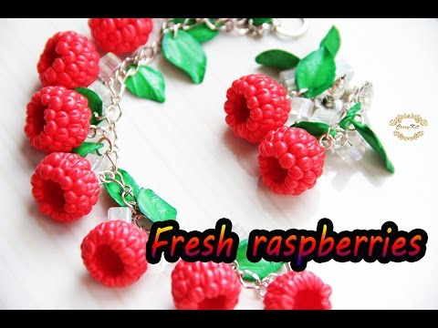 Видео: CrazyKet:Малиновый браслет "Fresh raspberries" ❤️ Полимерная глина/Polymer Clay ❤️ Мастер-класс/DIY