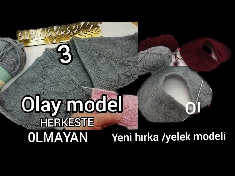 Видео: HERKESTE OLMAYAN YENİ 🙄✔️YAKADAN BAŞLAMA HIRKA YELEK MODELİ ÖRGÜ ✔️НОВА МОДЕЛЬ ЖИЛЕТА КАРДИГАН,