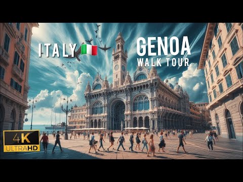 Видео: Пешеходная экскурсия 4K по ГЕНУЕ 🇮🇹 ИТАЛИЯ: Откройте для себя Бриньоле и Старый порт