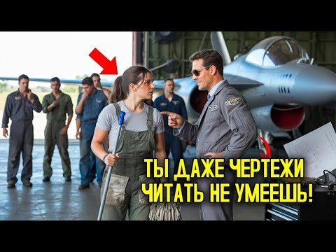 Видео: Он Насмехался Над Девушкой, Убиравшей Ангар… Не Зная, Что Она Спроектировала Самолёт, На Котором Он