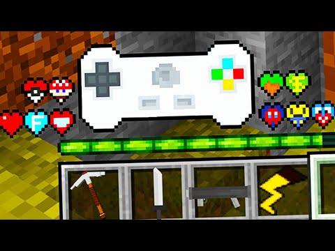 Видео: Как я сделал Сердца из Игровых Вселенных в Minecraft!
