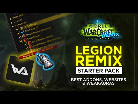Видео: Legion Remix Starter Pack — Лучшие дополнения, сайты и слабые ауры