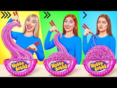 Видео: Быстрая Средняя или Медленная Скорость Еды Челлендж от Bubba DO Challenge