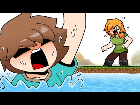 Видео: Стив падает в воду | майнкрафт аниме