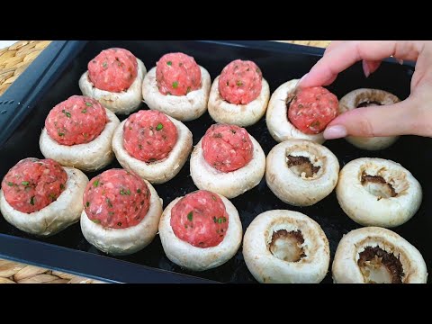 Видео: Я больше не жарю грибы! Каждый, кто пробует эти грибы с мясной начинкой, просит еще