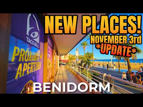 Видео: БЕНИДОРМ – Что НОВОГО? Taco Bell, новый бар и съёмки ТВ!