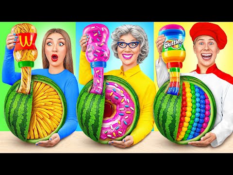 Видео: Кулинарный Челлендж: Я против Бабушки | Потрясающие Кухонные Хитрости от Multi DO Smile