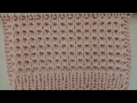 Видео: Очень лёгкий и простой плотный рельефный узор спицами.