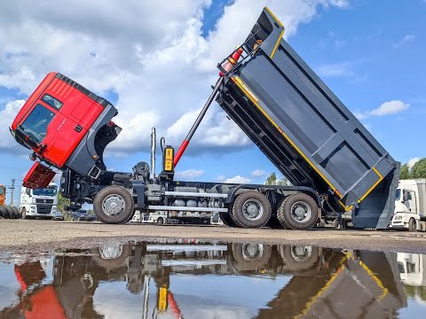 Видео: Обзор самосвала Sitrak C7H MAX 6x4 RTD ZF