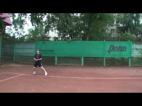 Видео: Теннис. Передвижения по площадке и работа ног. Часть 4 - работа ног после удара.