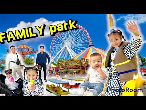 Видео: Целый день в парке аттракционов👨‍👩‍👧‍👧🎡🎢⛲️🎠🏰🤹‍♀️🎭🎪