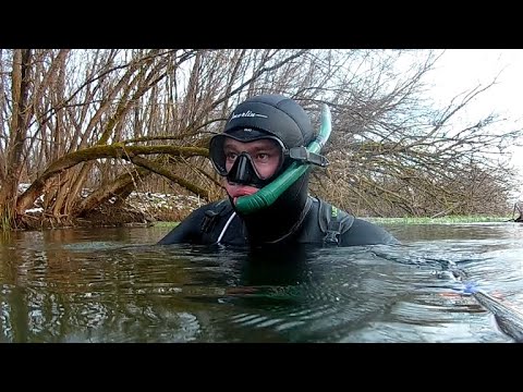 Видео: подводная охота . в поисках открытой воды