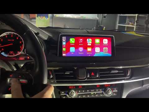 Видео: BMW X5 F15 2015 Установка интерфейса Apple Carplay, Android Auto на штатную магнитолу