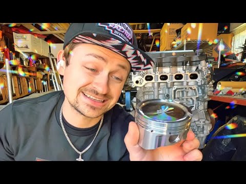 Видео: Взвешивание кованых шатунов и поршней R18 Civic KINGTEC RACING