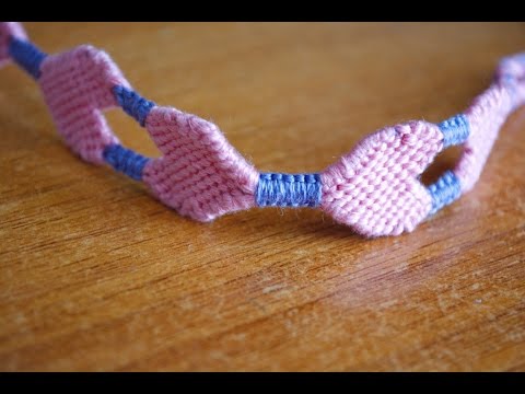 Видео: #43 by AkVaReLь Ю) Фенечка "Сердечки"