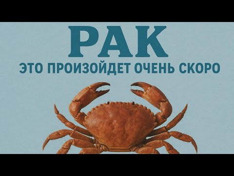 Видео: Рак.Это произойдет очень скоро.