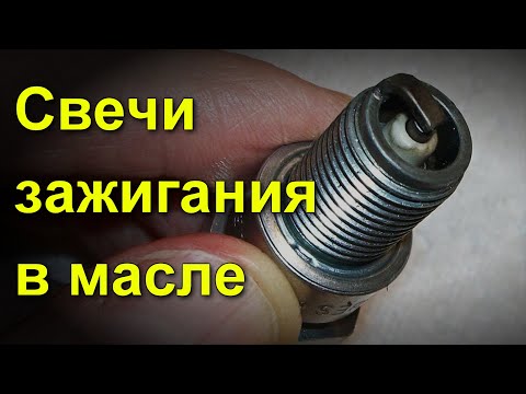 Видео: Свечи зажигания в масле