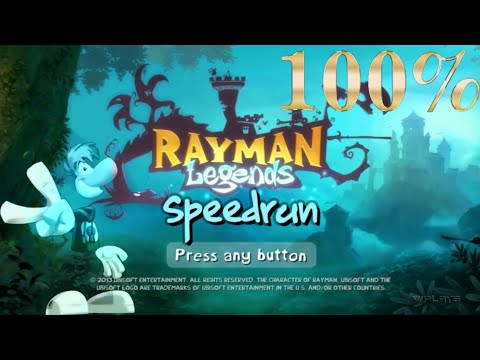 Видео: Rayman Legend Speedrun (сто процентов), но без перезапуска .... (подробнее в описании)