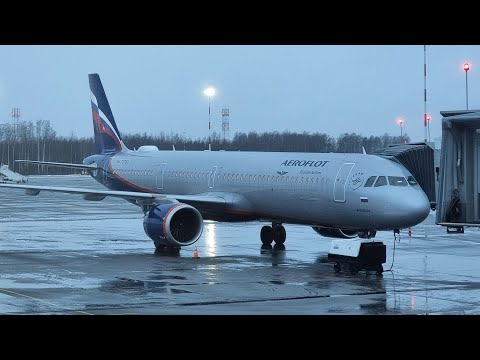 Видео: Airbus A321neo а/к Аэрофлот | Рейс Санкт-Петербург - Москва