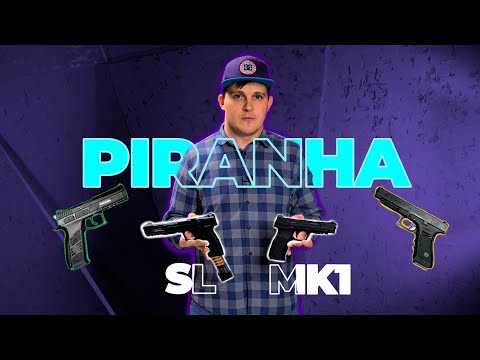 Видео: Лучший пистолет? G&G PIRANHA Mk1 и SL. Сравнение с Glock 34 East Crane и CZ P-09 KJW