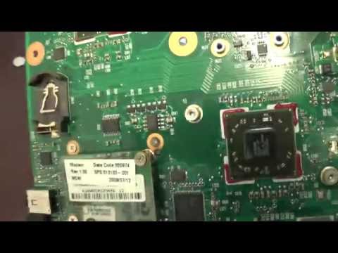 Видео: Северный мост-Стандартная неисправность ноутбука Compaq 615
