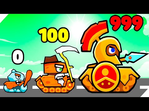 Видео: ЭВОЛЮЦИЯ ТАНКОВ. КАМЕННАЯ ЭПОХА ТАНКОВОЙ АРМИИ! Age of Tanks Warriors