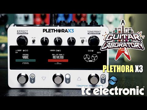 Видео: Гитарный процессор TC ELECTRONIC PLETHORA X3