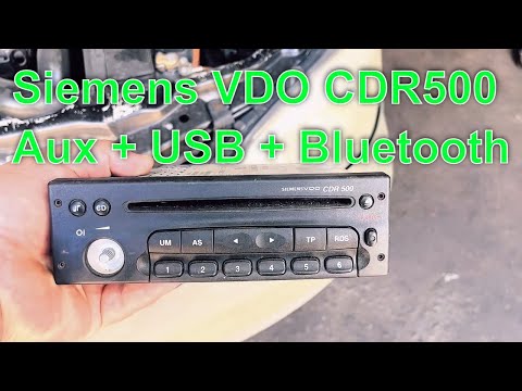 Видео: Доработка магнитолы Cdr500. Aux + USB + Bluetooth. В тачку для ЗСУ
