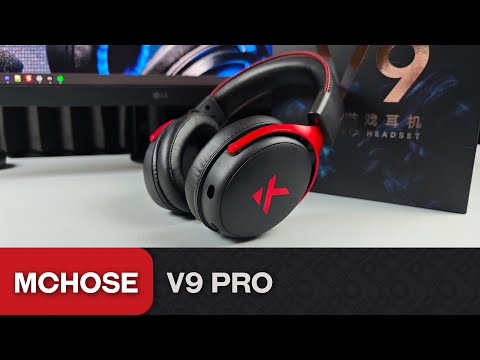 Видео: Обзор MCHOSE V9 Pro. Доступная и удобная беспроводная игровая гарнитура