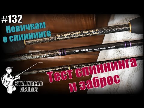 Видео: Новичкам о спиннинге #4. Тест спиннинга и заброс