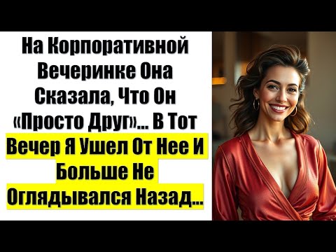 Видео: На Корпоративной Вечеринке Она Сказала, Что Он «Просто Друг»... В Тот Вечер Я Ушел От Нее И Больше..