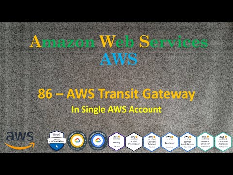 Видео: AWS - Transit Gateway для соединения VPC в Одном AWS Аккаунте