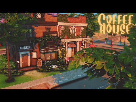 Видео: Coffee house☕ | Строительство | SpeedBuild | Sims 4