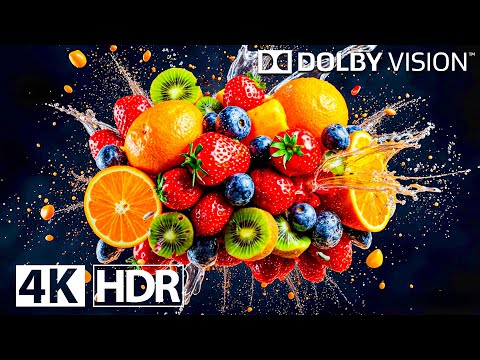 Видео: Свежие и сочные фрукты в великолепном 4K 120 кадров в секунду HDR