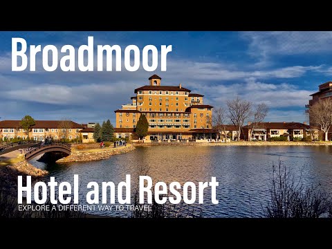 Видео: Где Джордж Буш бросил пить? Отель и курорт Broadmoor, Colorado Springs.