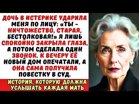 Видео: «Ты — ничтожество!» — дочь ударила меня по лицу. Я просто закрыла глаза...