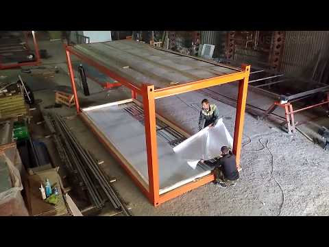 Видео: Производство и монтаж модульных зданий