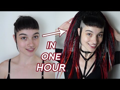 Видео: Временный образ Дреда!! (только на одну ночь) — Учебник по Дред Фоллс + OOTD