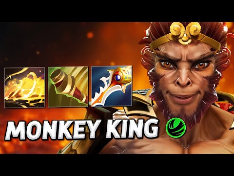 Видео: Новый Герой MONKEY KING, Рапира Первым Предметом / World of Dota