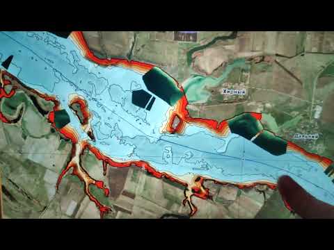 Видео: Веселовское водохранилище. Lowrance.