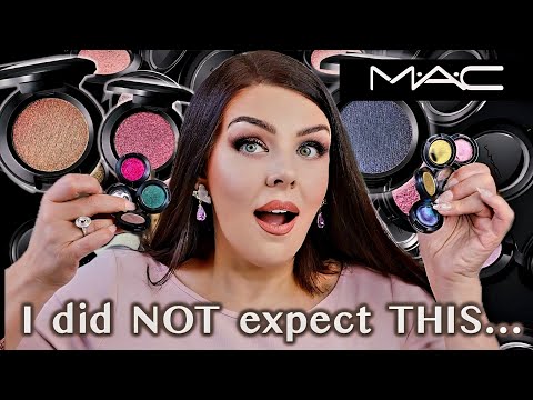 Видео: MAC Eyeshadow Vault 2025: 16 новых оттенков с блестками, металликом и хромом