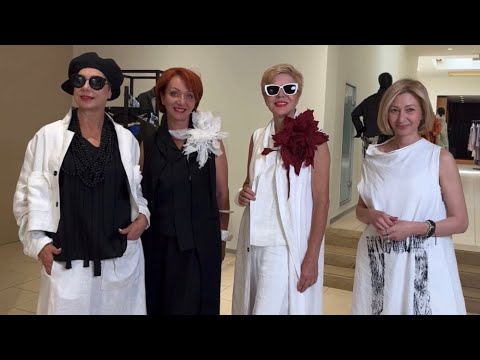 Видео: Галина Положий и модели элегантного возраста в гостях в CROKI