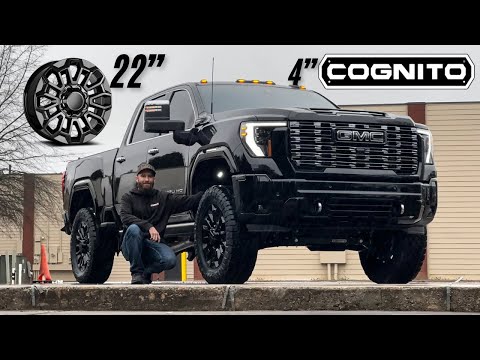 Видео: Lifted & Loaded: обратите внимание на этот BLACKED OUT 2025 GMC Denali Ultimate HD!